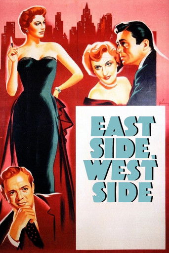 Watch East Side, West Side 1949 poster