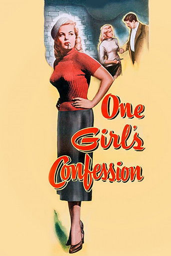 Watch One Girl's Confession 1953 poster