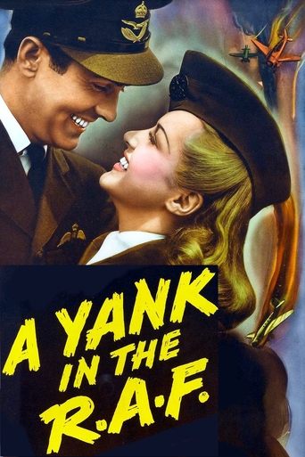 Watch A Yank in the R.A.F. 1941 poster