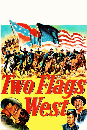 Watch Two Flags West 1950 poster