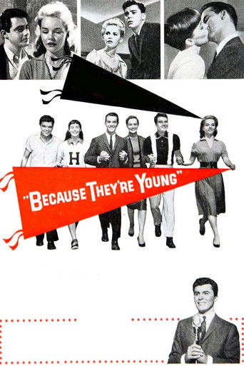 Watch Because They're Young 1960 poster