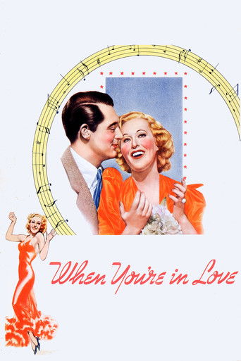 Watch When You're in Love 1937 poster