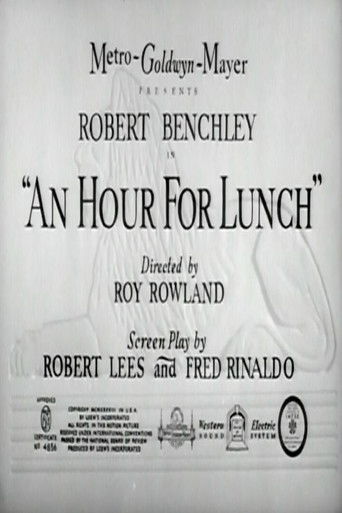 Watch An Hour for Lunch 1939 poster