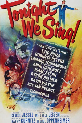 Watch Tonight We Sing 1953 poster