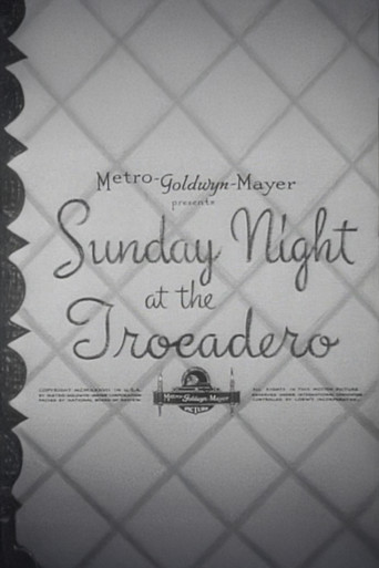 Watch Sunday Night at the Trocadero 1937 poster