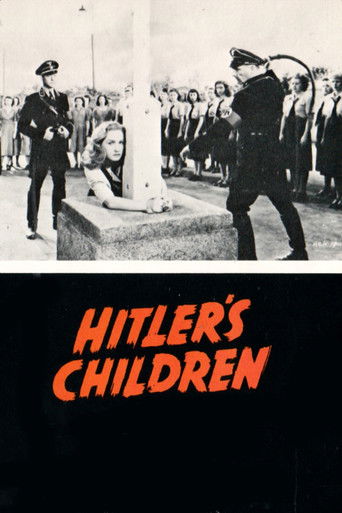 Watch Hitler's Children 1943 poster