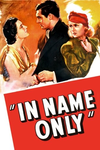 Watch In Name Only 1939 poster