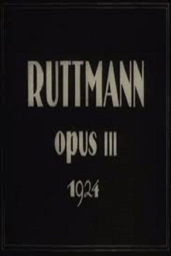 Watch Opus III 1924 poster