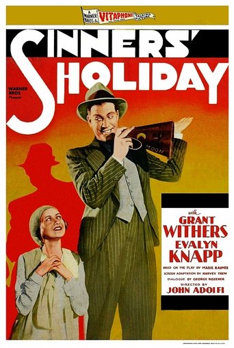 Watch Sinners' Holiday 1930 poster