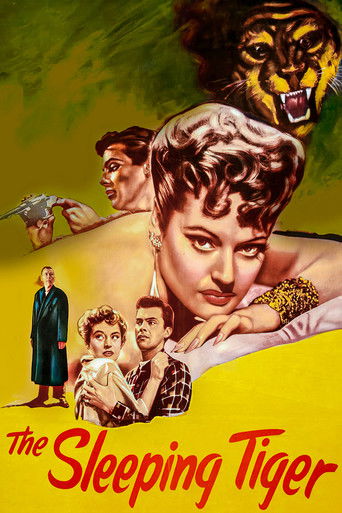 Watch The Sleeping Tiger 1954 poster