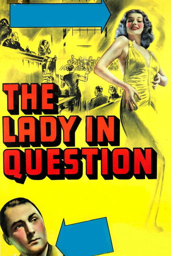 Watch The Lady in Question 1940 poster