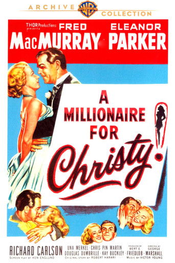 Watch A Millionaire for Christy 1951 poster