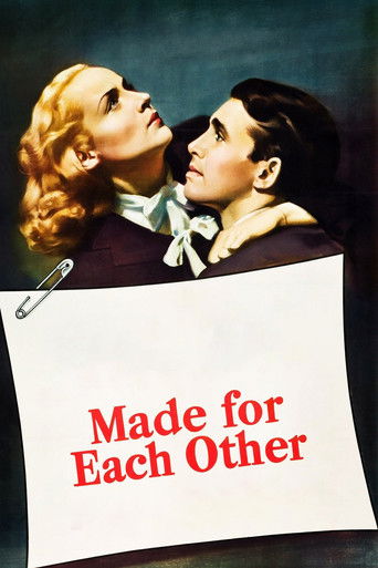 Watch Made for Each Other 1939 poster