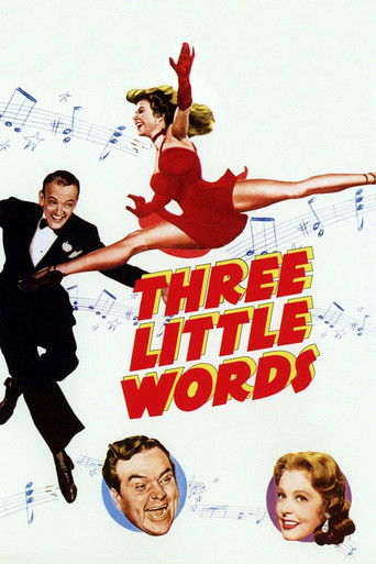 Watch Three Little Words 1950 poster