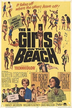 Watch The Girls on the Beach 1965 poster