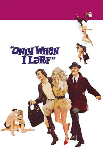 Watch Only When I Larf 1968 poster