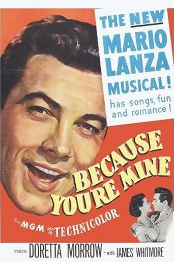 Watch Because You're Mine 1952 poster