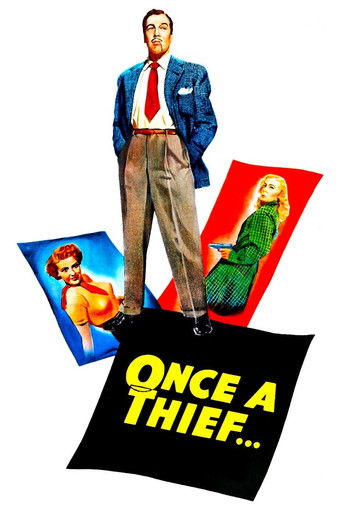 Watch Once a Thief 1950 poster