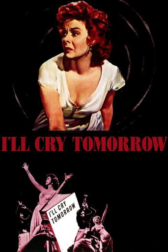 Watch I'll Cry Tomorrow 1955 poster