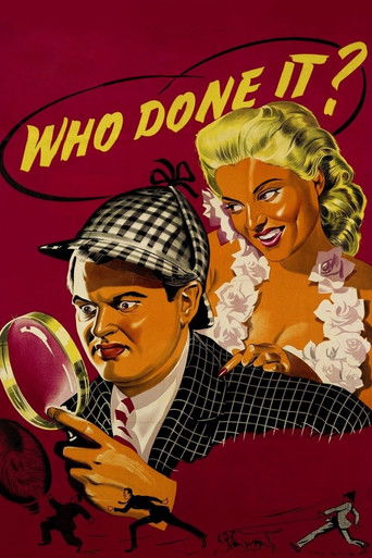 Watch Who Done It? 1956 poster