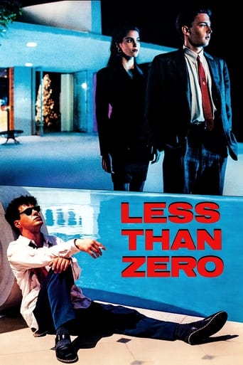 Watch Less Than Zero 1987 poster