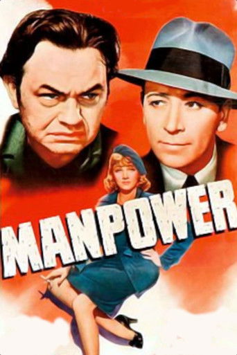 Watch Manpower 1941 poster