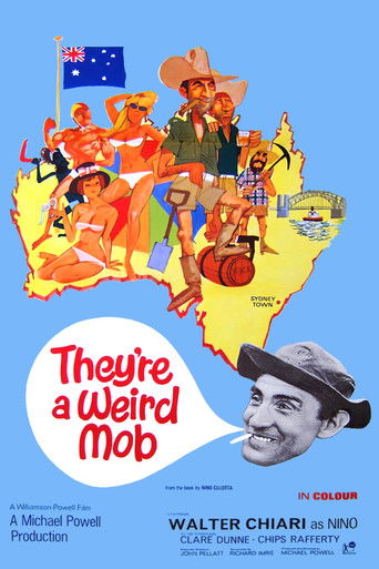 Watch They're a Weird Mob 1966 poster