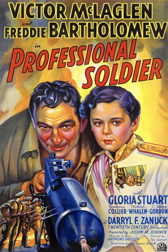 Watch Professional Soldier 1935 poster