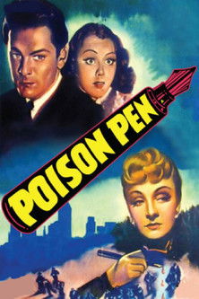 Watch Poison Pen 1939 poster