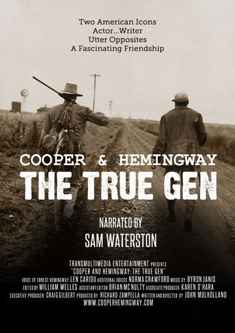 Watch Cooper and Hemingway: The True Gen 2013 poster