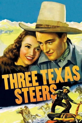 Watch Three Texas Steers 1939 poster