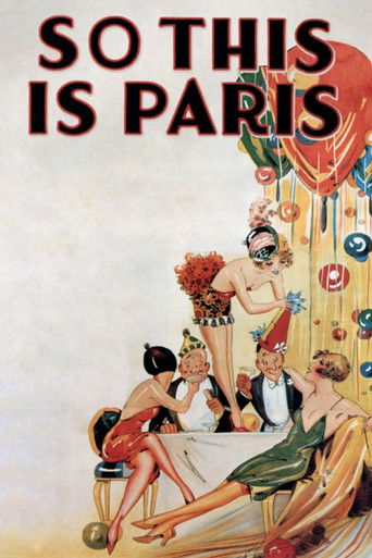 Watch So This Is Paris 1926 poster