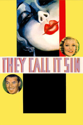 Watch They Call It Sin 1932 poster