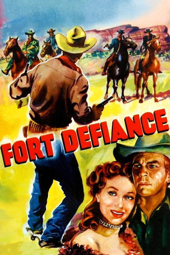 Watch Fort Defiance 1951 poster