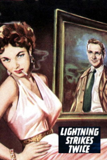 Watch Lightning Strikes Twice 1951 poster