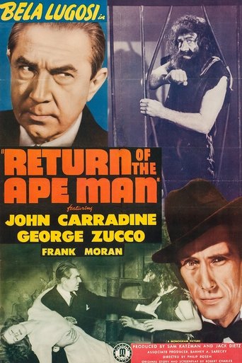 Watch Return of the Ape Man 1944 poster