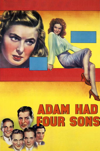 Watch Adam Had Four Sons 1941 poster