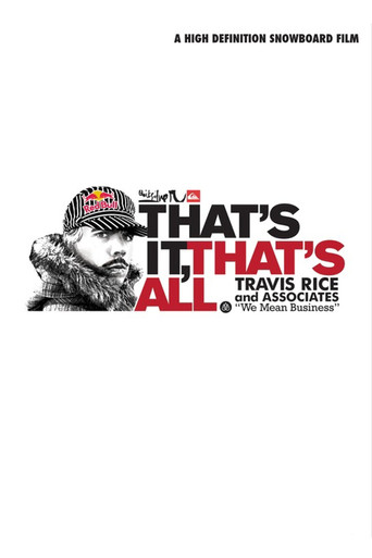 Watch That's It, That's All 2008 poster