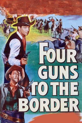 Watch Four Guns to the Border 1954 poster