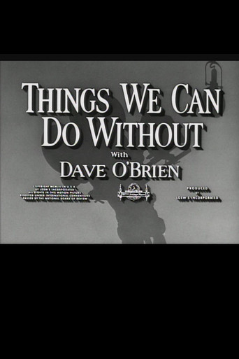 Watch Things We Can Do Without 1953 poster