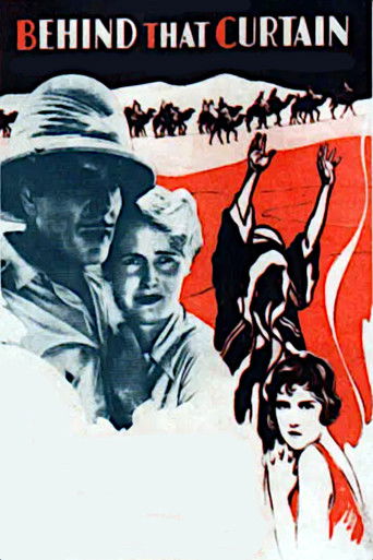 Watch Behind That Curtain 1929 poster