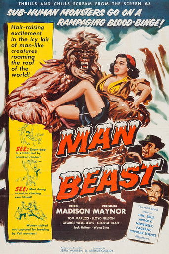Watch Man Beast 1956 poster