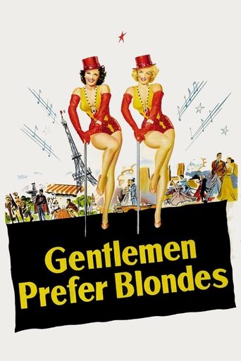 Watch Gentlemen Prefer Blondes 1953 poster