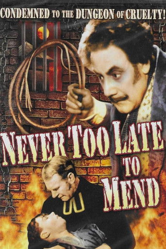 Watch It's Never Too Late to Mend 1937 poster