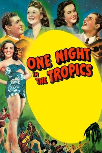 Watch One Night in the Tropics 1940 poster