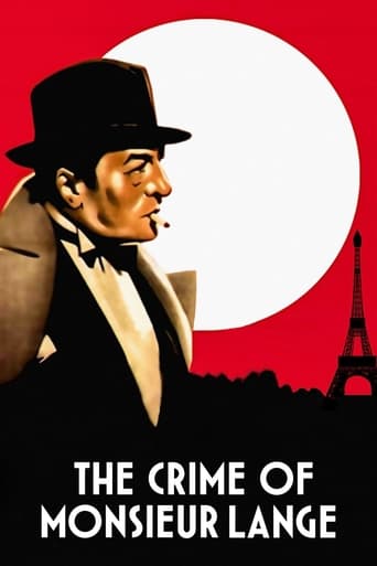 Watch The Crime of Monsieur Lange 1936 poster