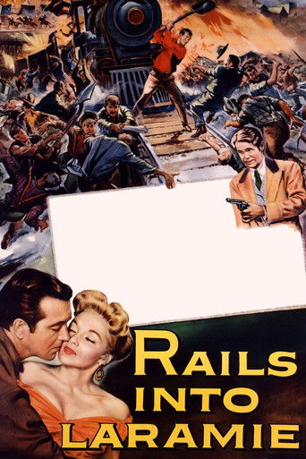 Watch Rails Into Laramie 1954 poster