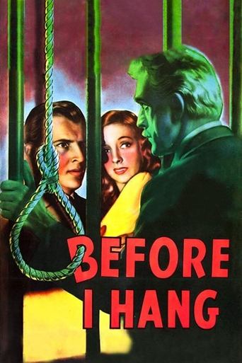 Watch Before I Hang 1940 poster