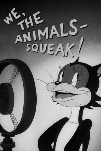 Watch We, the Animals - Squeak! 1941 poster