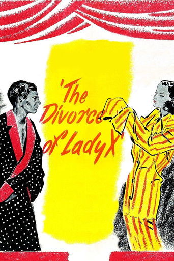 Watch The Divorce of Lady X 1938 poster